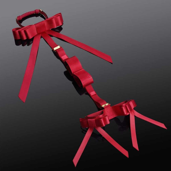Packshot de Sangles Hogtie Bondage en Rubans Rouges