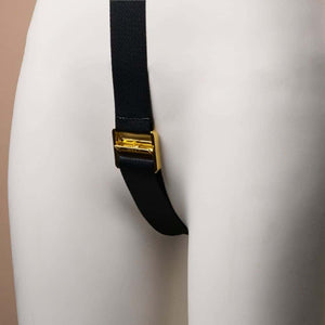 Bondage Shibari Takate Kote simplifié Boucles en alliage de zinc galvanisé Sangles en polyester résistantes et Sangle intime détachable