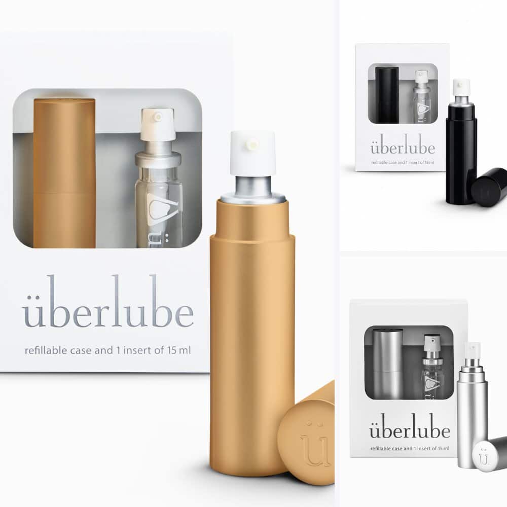 ÜBERLUBE Travel-Size Lubricant – Assorted Colors