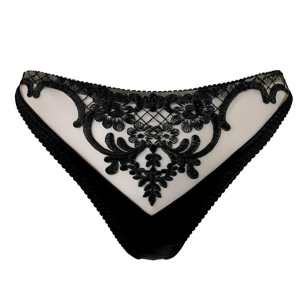 SCHWARZES LEER - String Oh My Goth