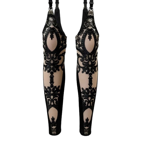 SCHWARZES LEERES - Strumpfhose Oh My Goth