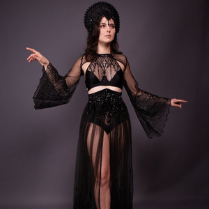 BLACK VOID - Sanctuary Long Skirt