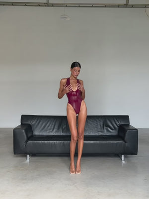 ANOESES Latex - Body ESTHER Oxblood