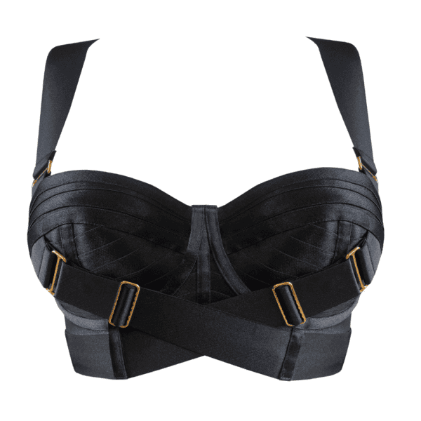 Black bra from the Bordelle Retta collection.