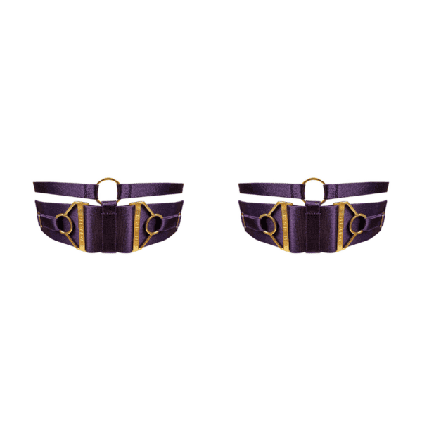 Purple garter belt Bordelle Retta.