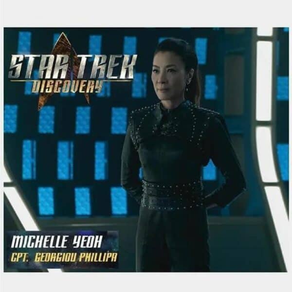 Veste armure Una Burke portée dans Star Trek.