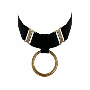 Packshot of Choker Front with Black Color Ring