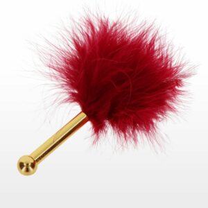 Packshot of a Tickler in Red Feathers