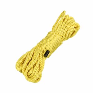 Packshot d'une Corde Shibari Jaune de 10 Mètres