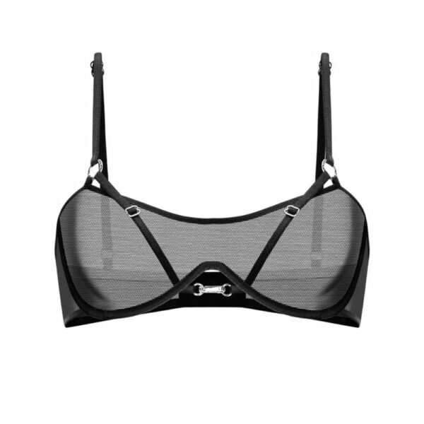 Packshot Mesh Bra Black